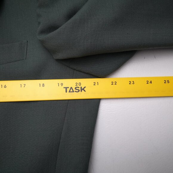 Huntingdon Worsted Men's Size 38 Short Sage Green Made in Canada Sports Coat - Picture 9 of 11